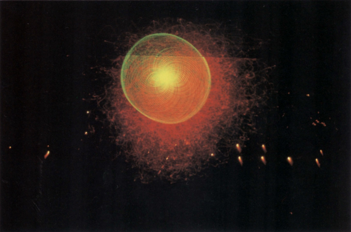 Lowell Cross, Kinetic laser imagery.